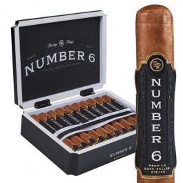 Rocky Patel Number 6 Robusto - box & cigar