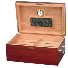 Tuscany Cherry Humidor Opened